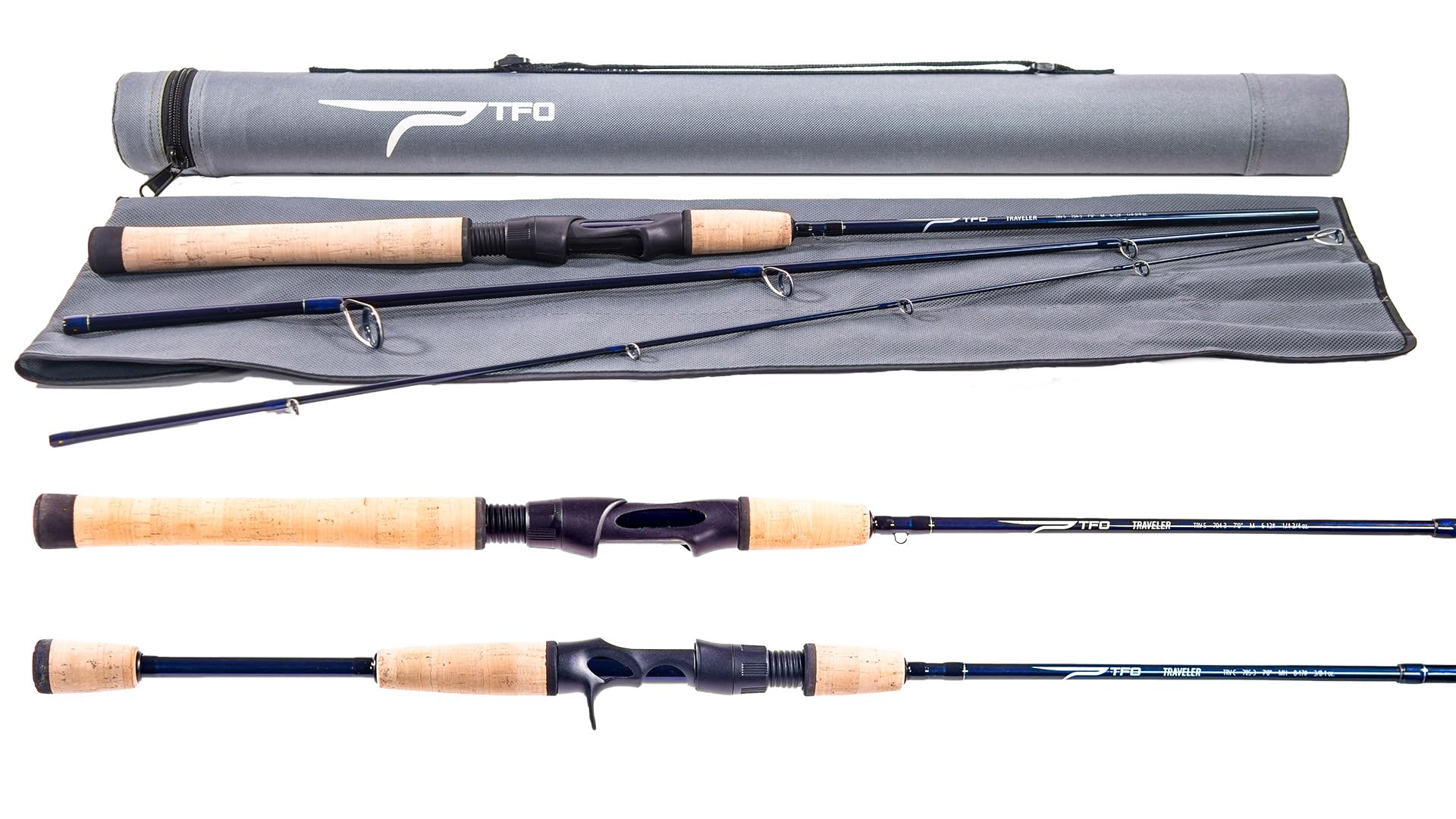 Amazon | 長さ7フィート 3本トラベラースピニングロッド ケース